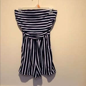 Striped romper
